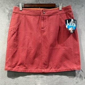 Kuhl Kontour Canvas Skirt Tuscany Women’s Size Medium Outdoor Exploration